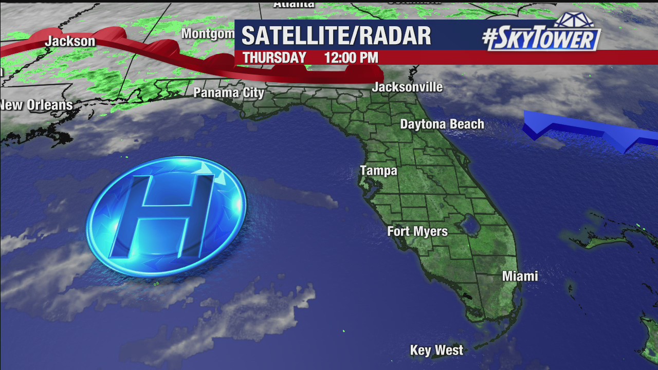 Thursday afternoon weathercast