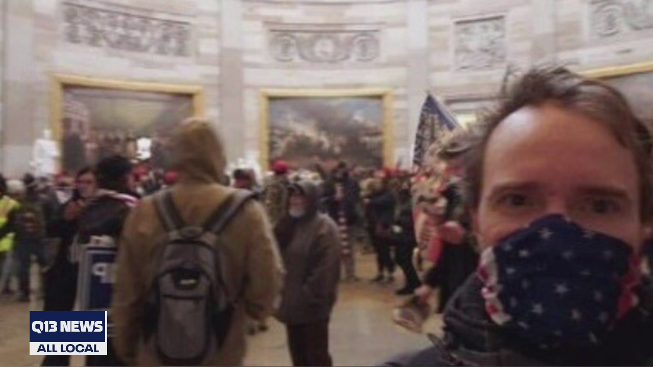 FBI arrests Washington man charged in Capitol riot after mom posts his pic on Facebook