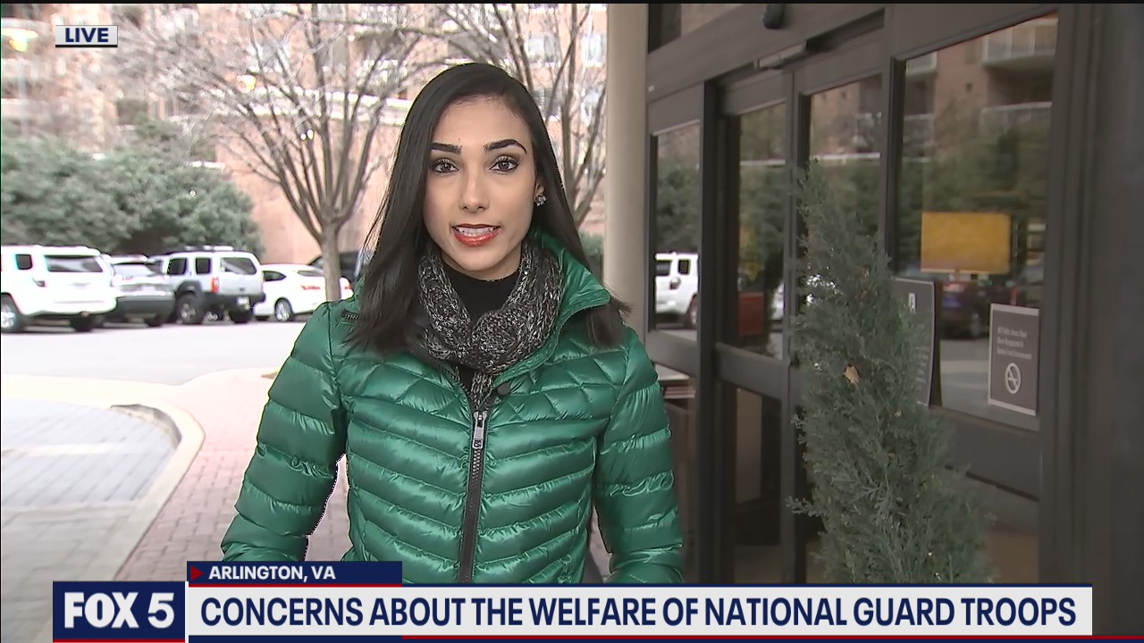 Concerns about the welfare of National Guard troops