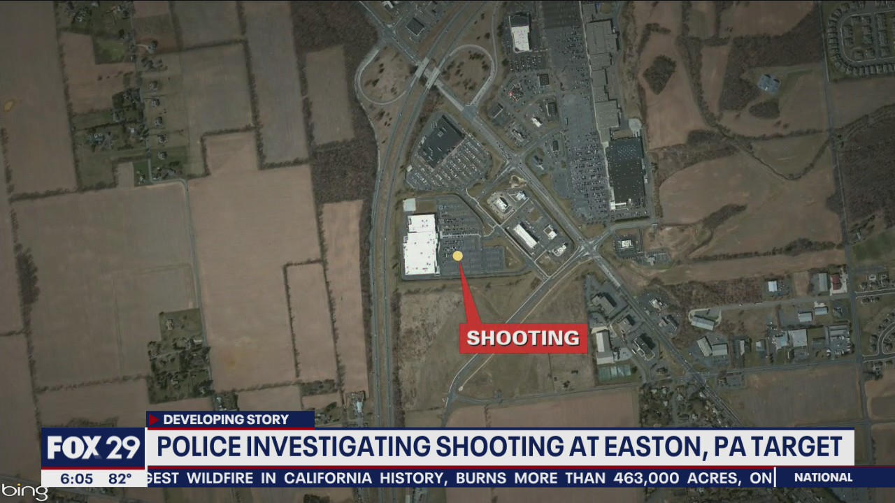 Police investigating shooting at Target in Easton