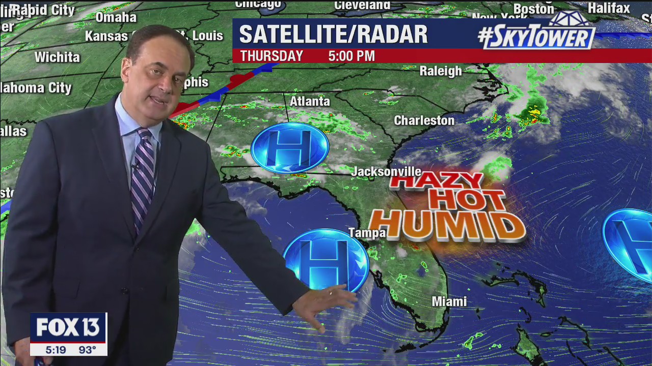 Thursday evening weathercast