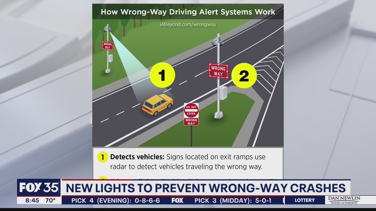 FDOT installs new lights along I-4 to prevent wrong-way crashes