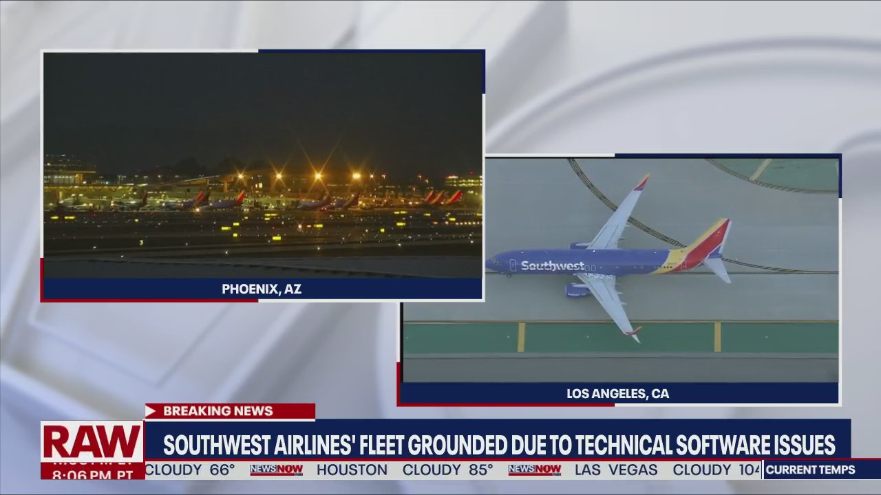 Southwest Airlines grounds fleet nationwide over tech issues with weather software