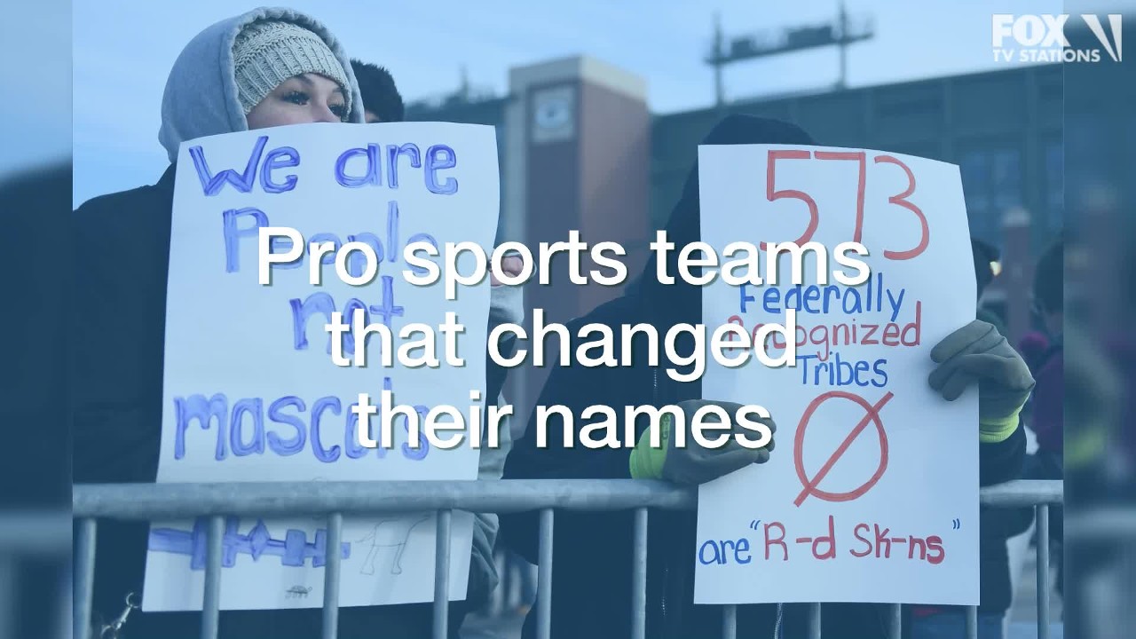 Pro sports teams that changed their names