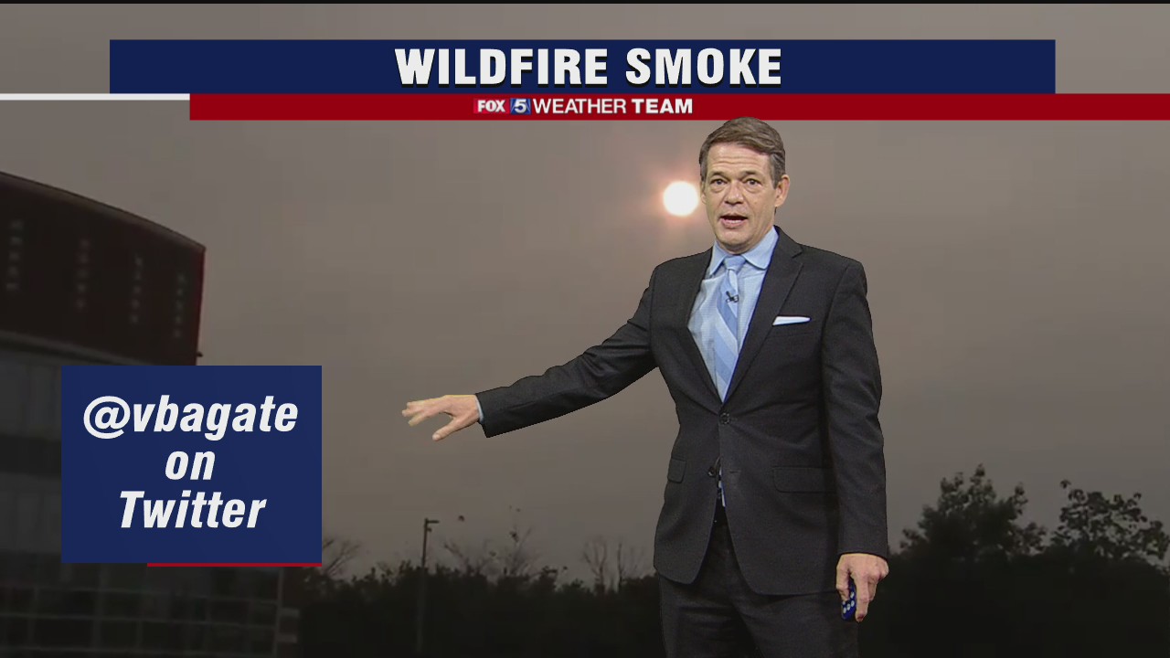 Smoke pollution from West Coast wildfires brings hazy skies to DC region