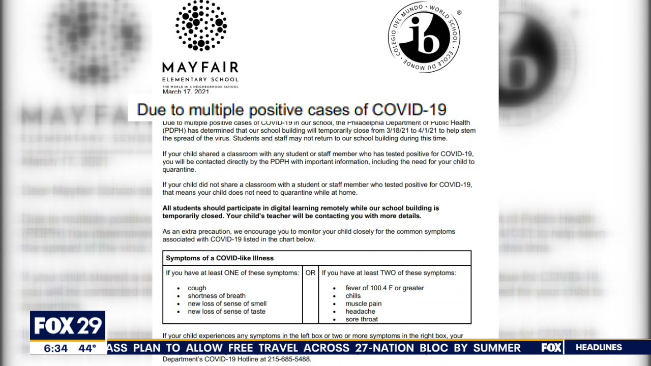 Roman Catholic, Mayfair Elementary pause in-person learning after COVID spike