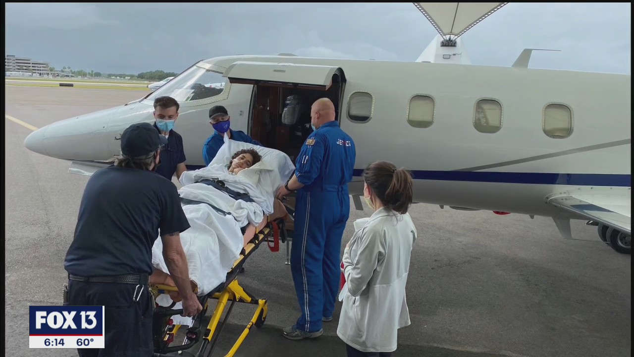 Tampa teen struck by lightning making fast recovery