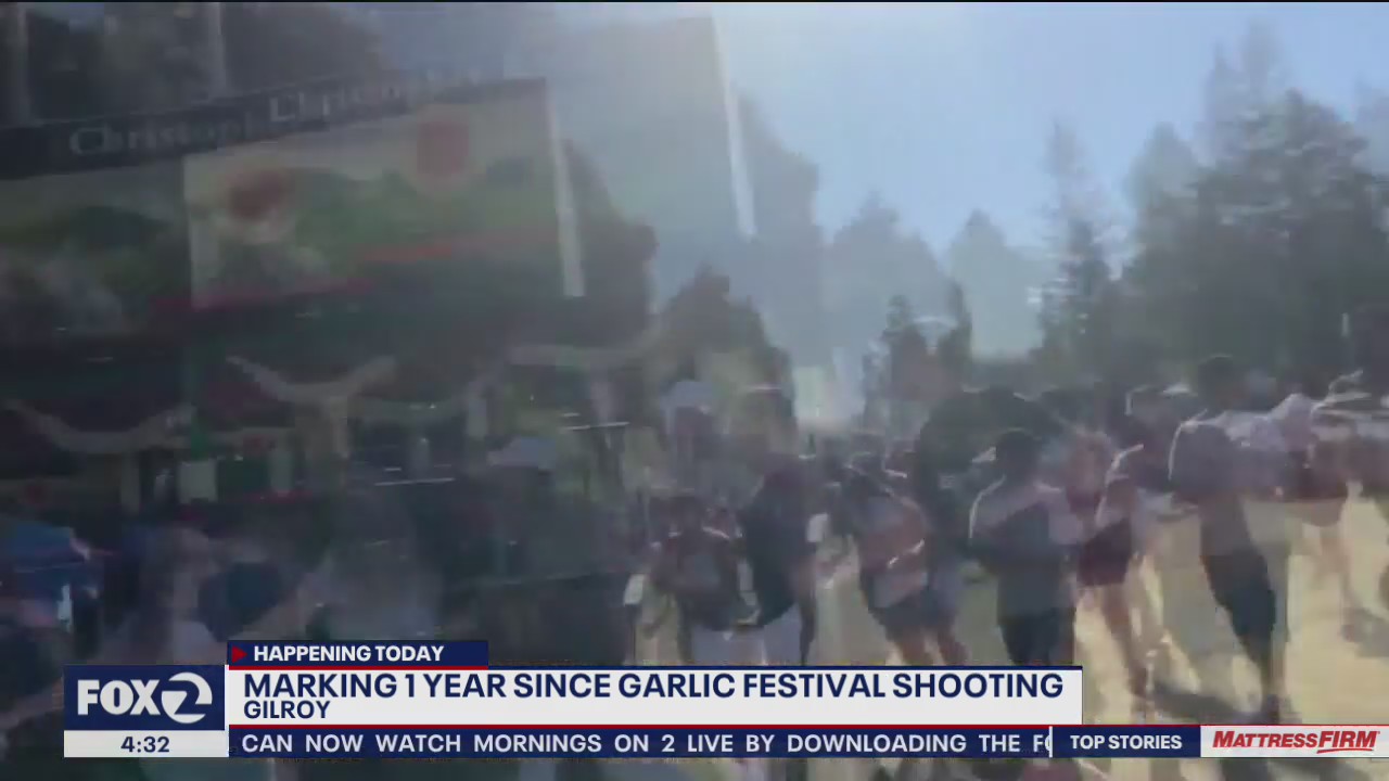 Marking one year since Gilroy Garlic Festival Shooting