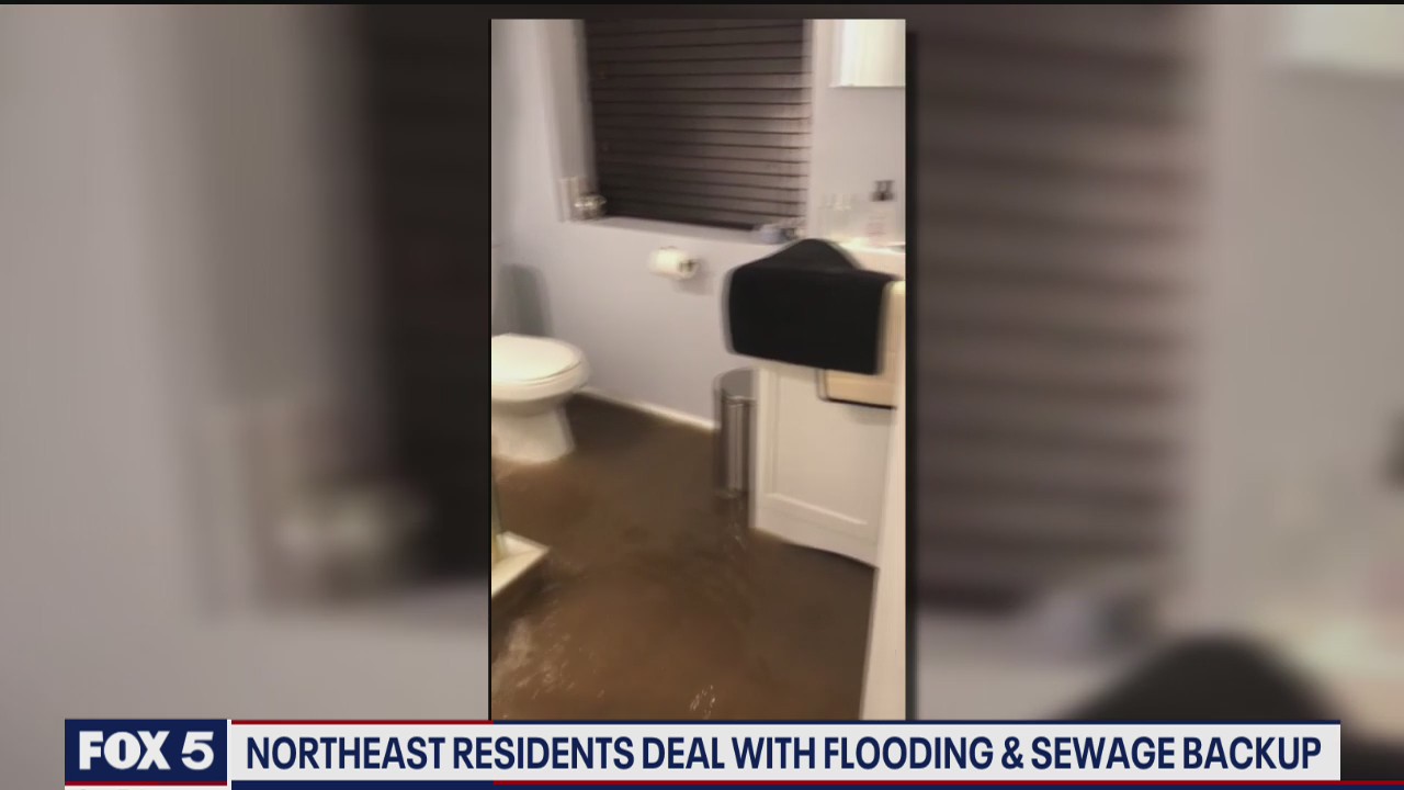 Northeast DC residents deal with flooding and sewage backup