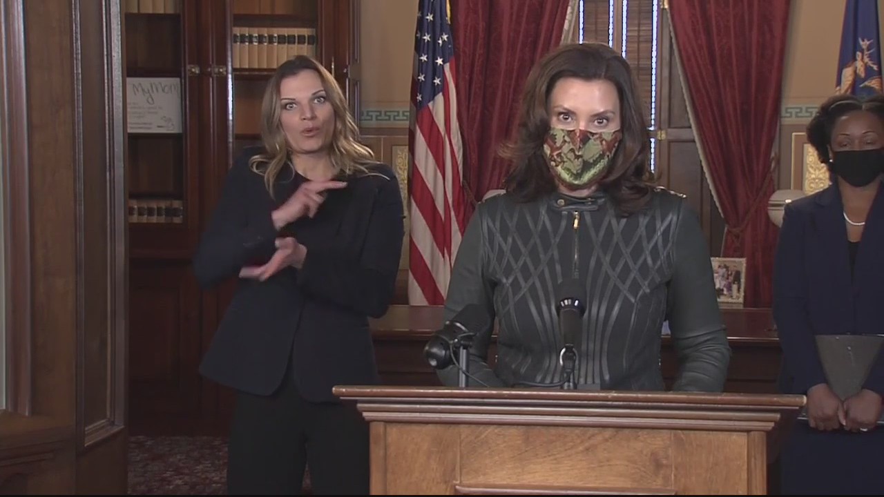 Gov. Whitmer shares COVID-19 concerns for next two months