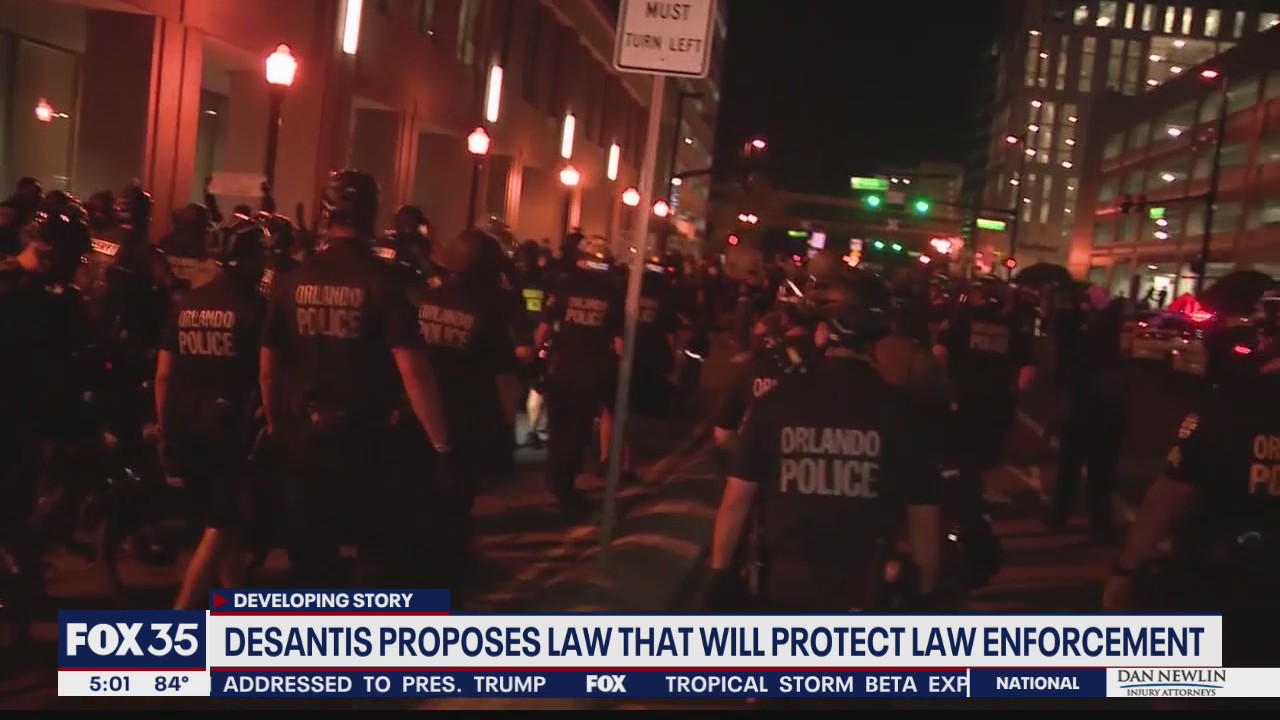 Gov. DeSantis proposes law protecting law enforcement