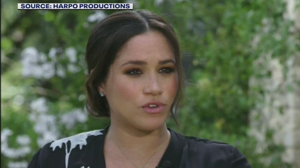 Meghan Markle reveals to Oprah Winfrey she had suicidal thoughts
