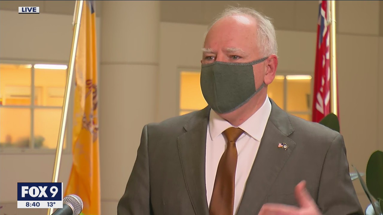 Walz celebrates start of coronavirus vaccinations in Minnesota