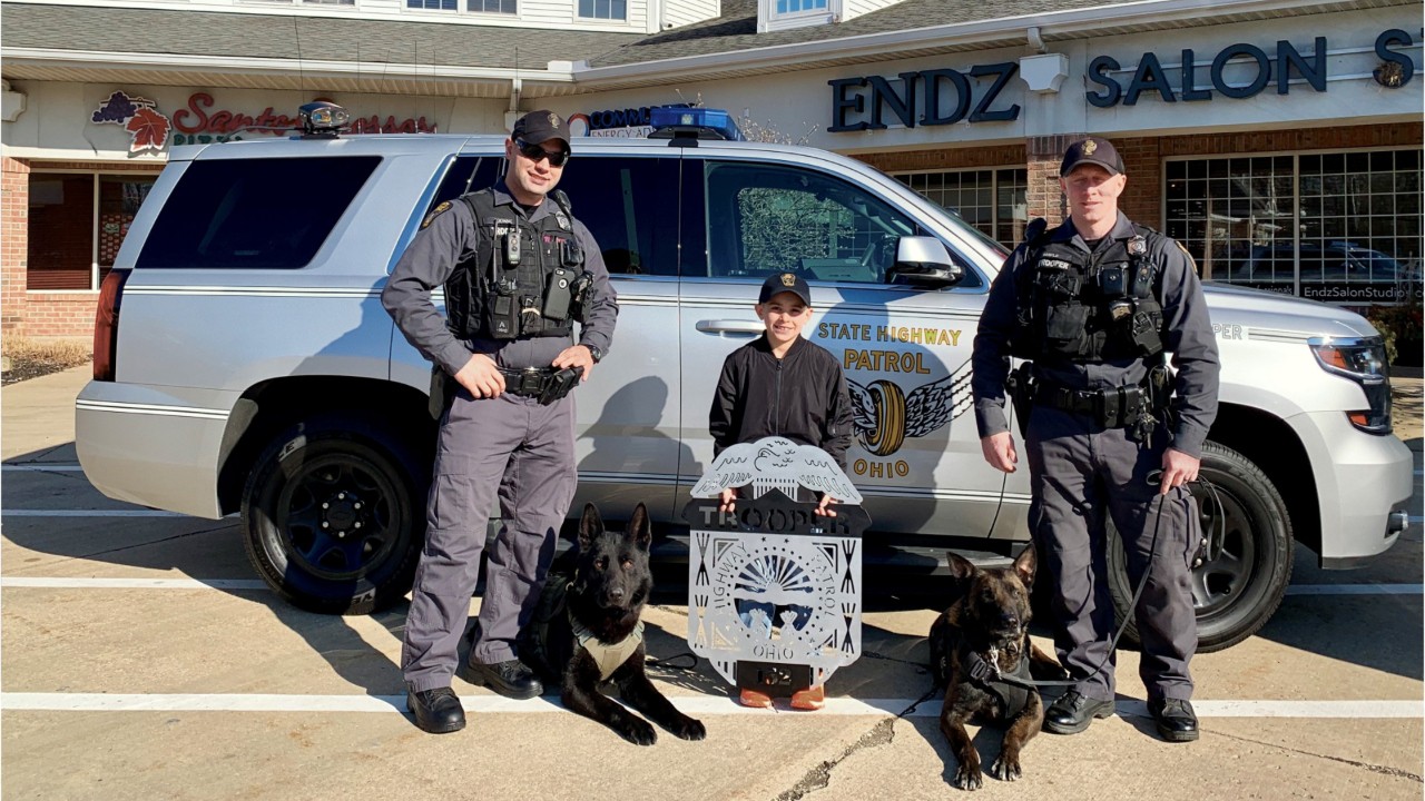 9-year-old boy raises nearly $80K to buy bulletproof vests for police dogs