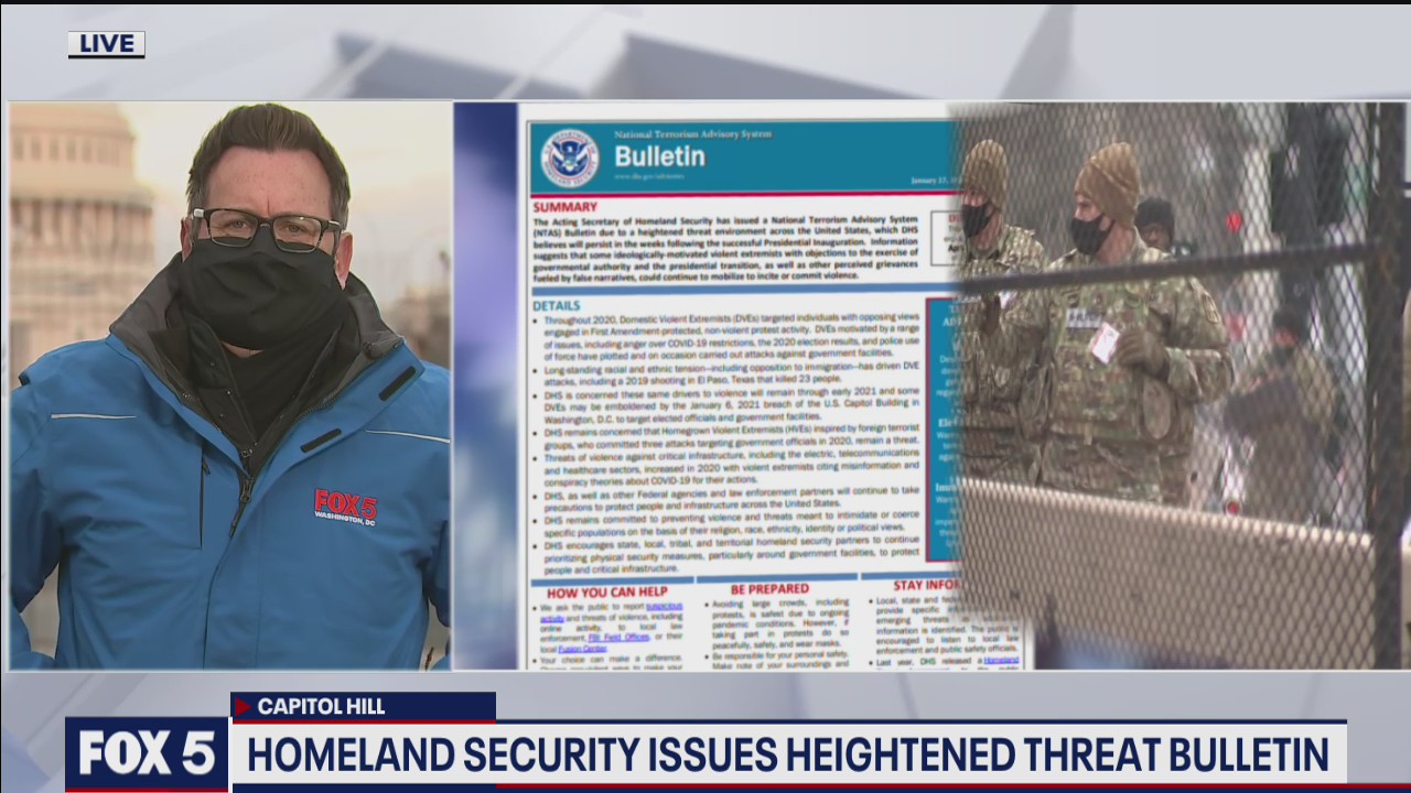 Homeland security issues heightened threat bulletin