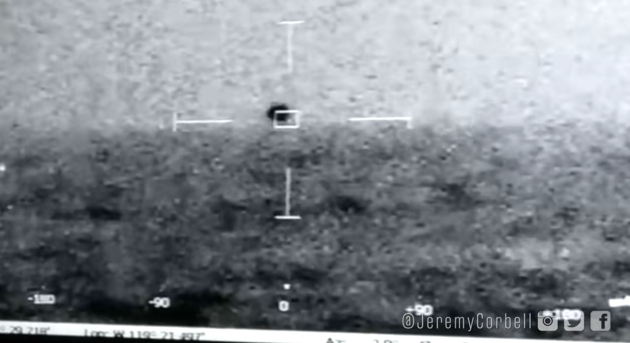 Footage shows UFO flying off the coast of California