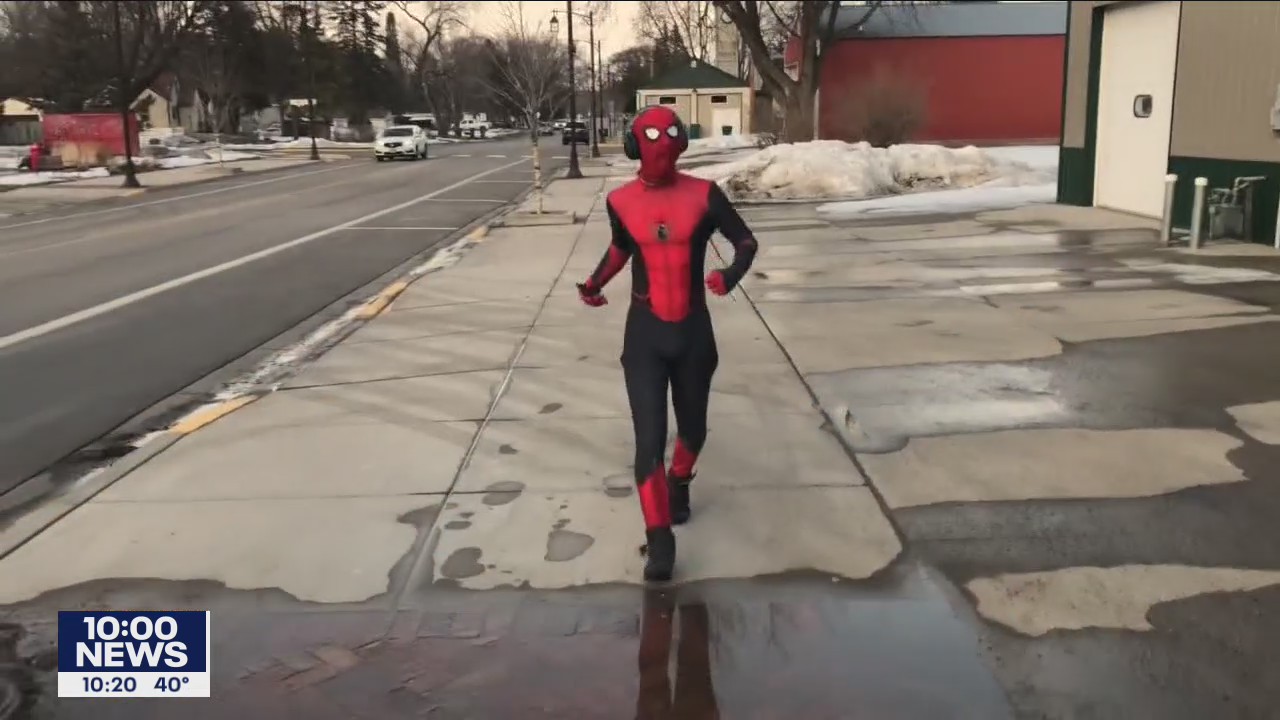 Rockford teenager turning heads with Spiderman-clad struts through town