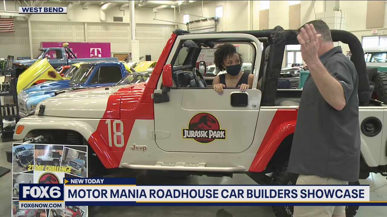 Jurassic Park Jeep at Motor Mania