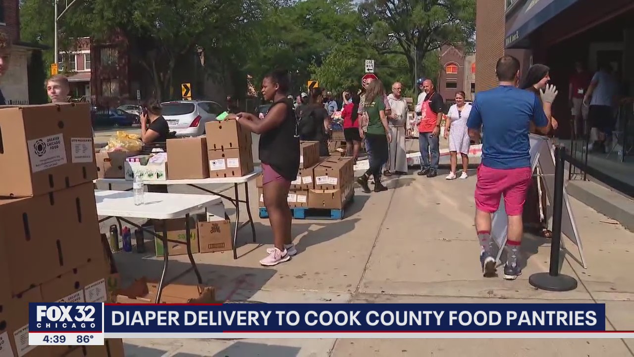 Diaper delivery to Cook County food pantries