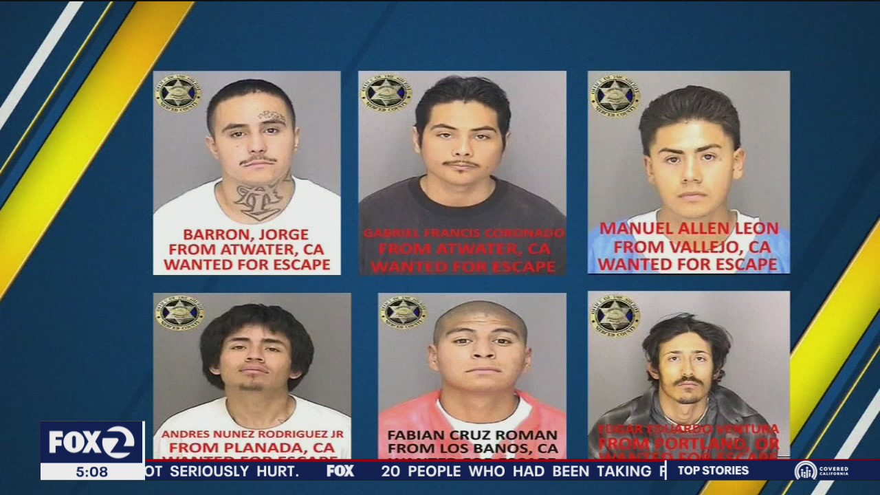 6 inmates use ‘homemade rope’ to escape from California jail