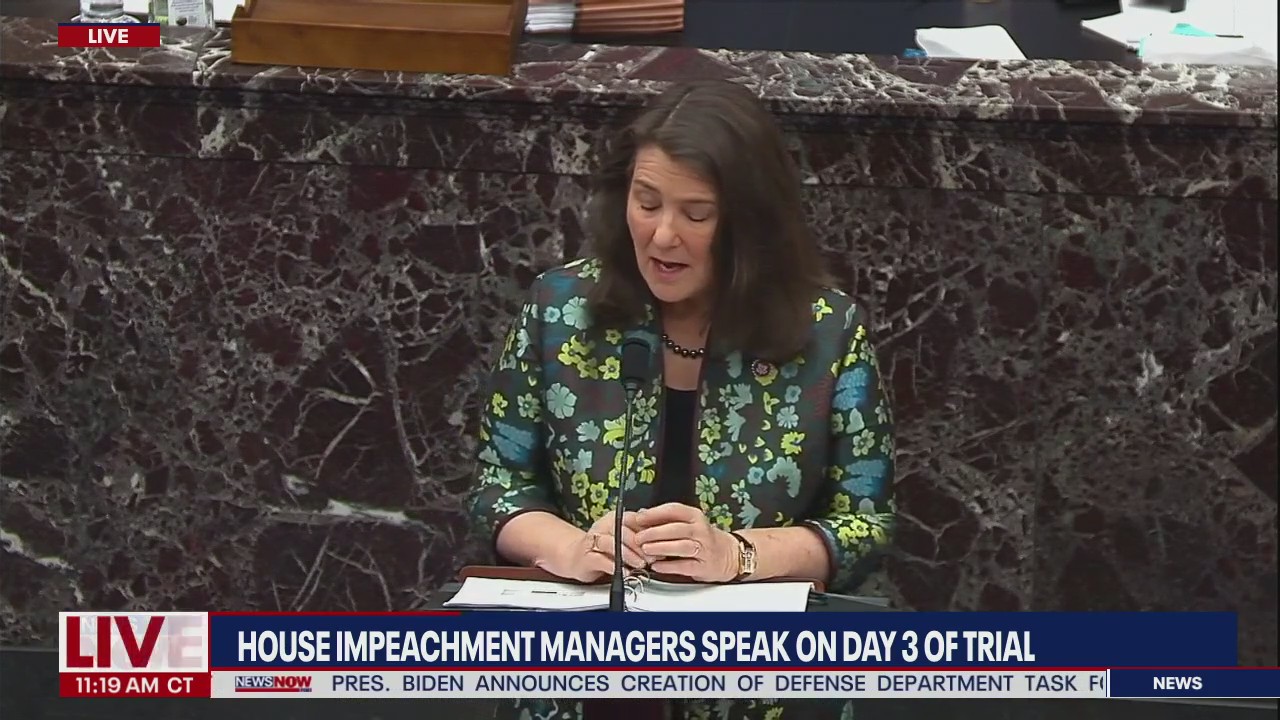 House presents case in final hours of Trump's 2nd impeachment trial