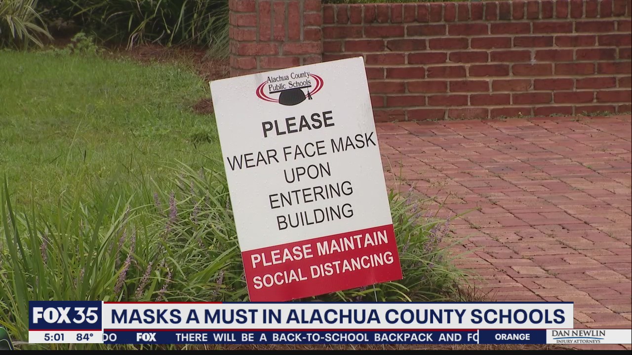 Masks a must in Alachua County Schools