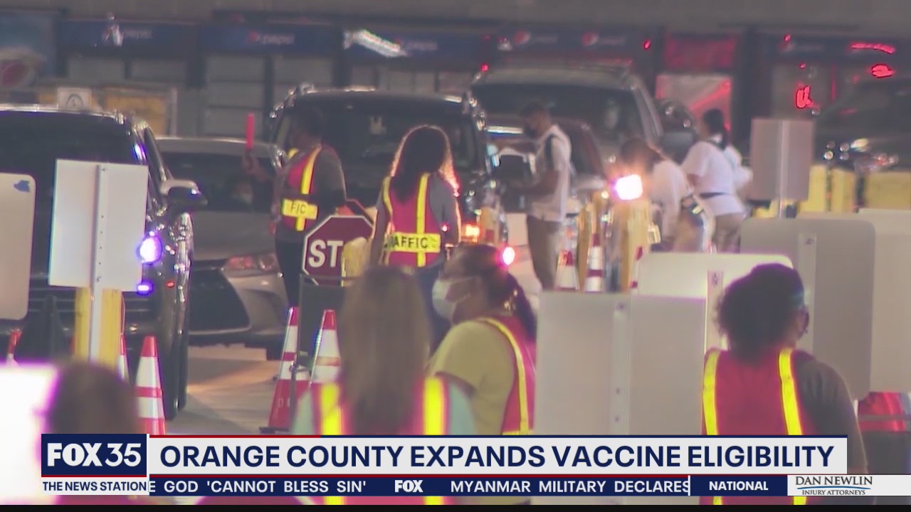 Orange County expands vaccine eligibility