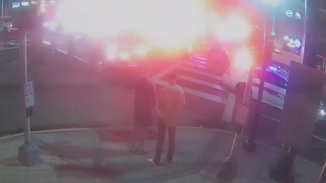 Bystander knocked out when fight breaks out