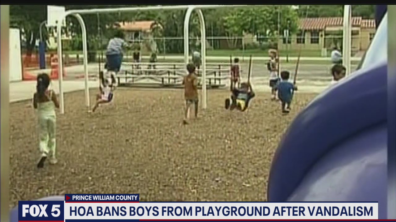 HOA bans boys from playground after vandalism