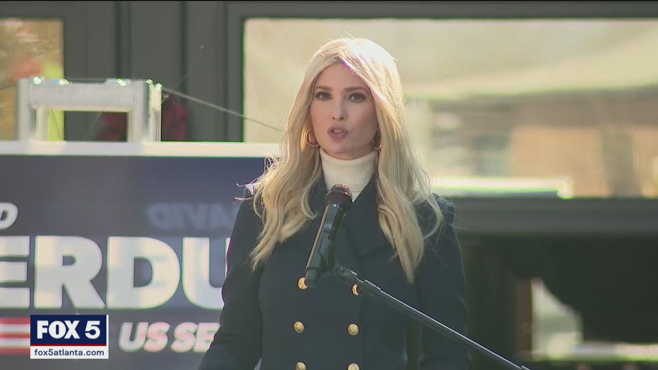 Ivanka Trump stumps for Sens. Loeffler, Perdue