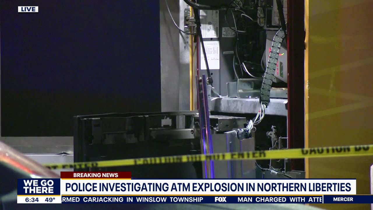 Police, ATF investigating ATM explosion in Northern Liberties