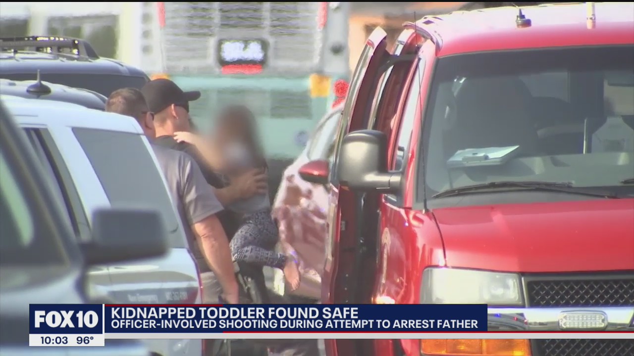 Toddler kidnapped from Mesa found safe