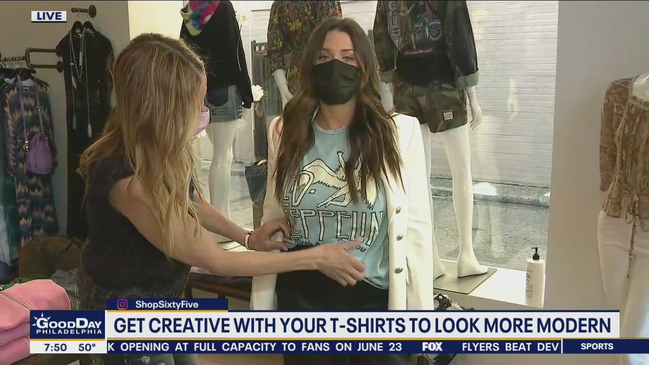 Get creative with your clothing to look more modern