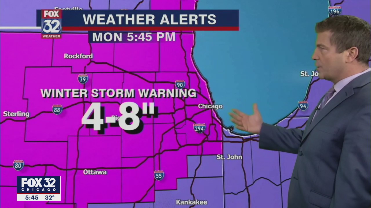 Winter Storm Forecast: Up to 8+ inches of snow possible in Chicagoland