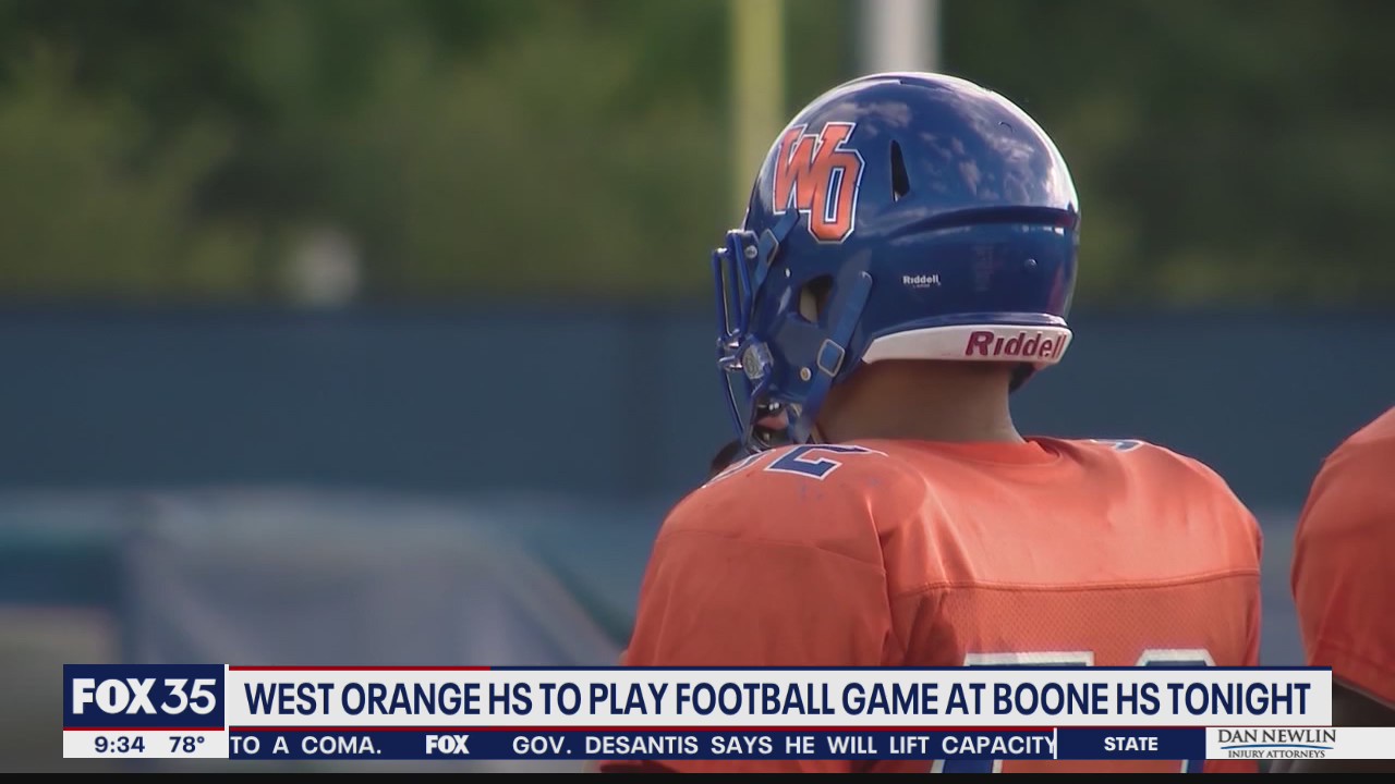 West Orange H.S. to play football game at Boone due to COVID-19 cases