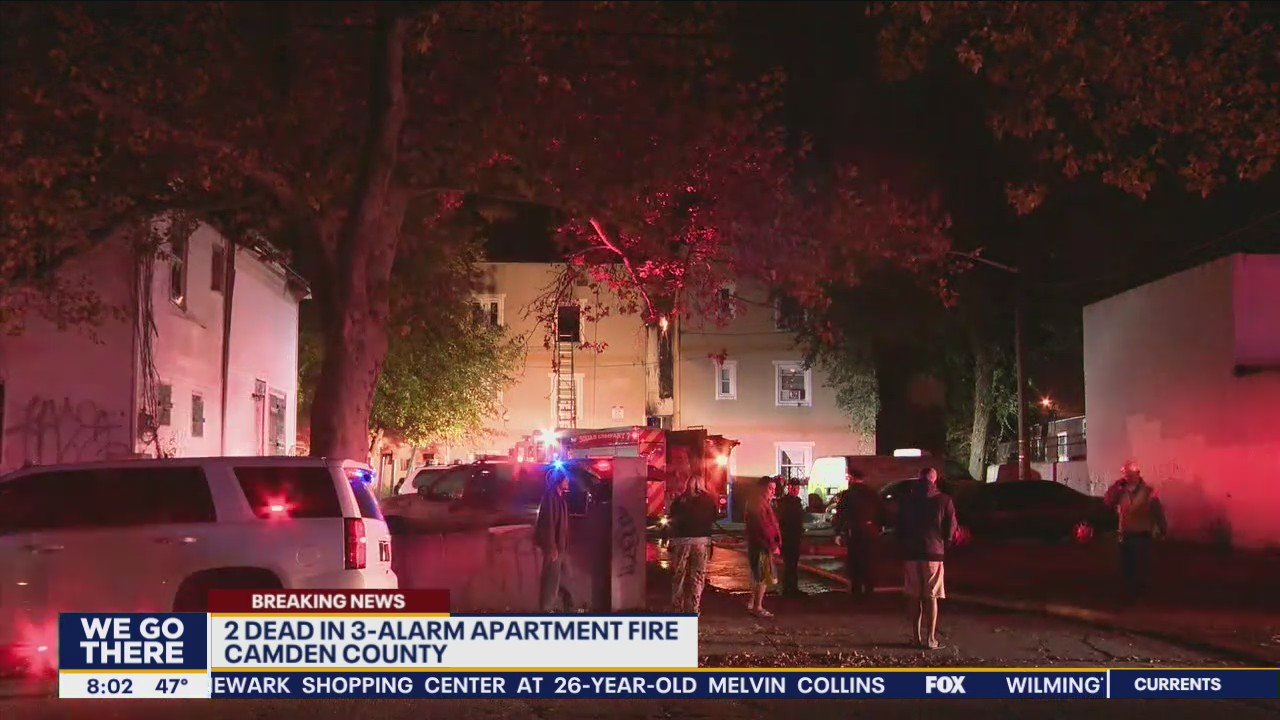 2 dead, several hurt following three-alarm fire in Camden