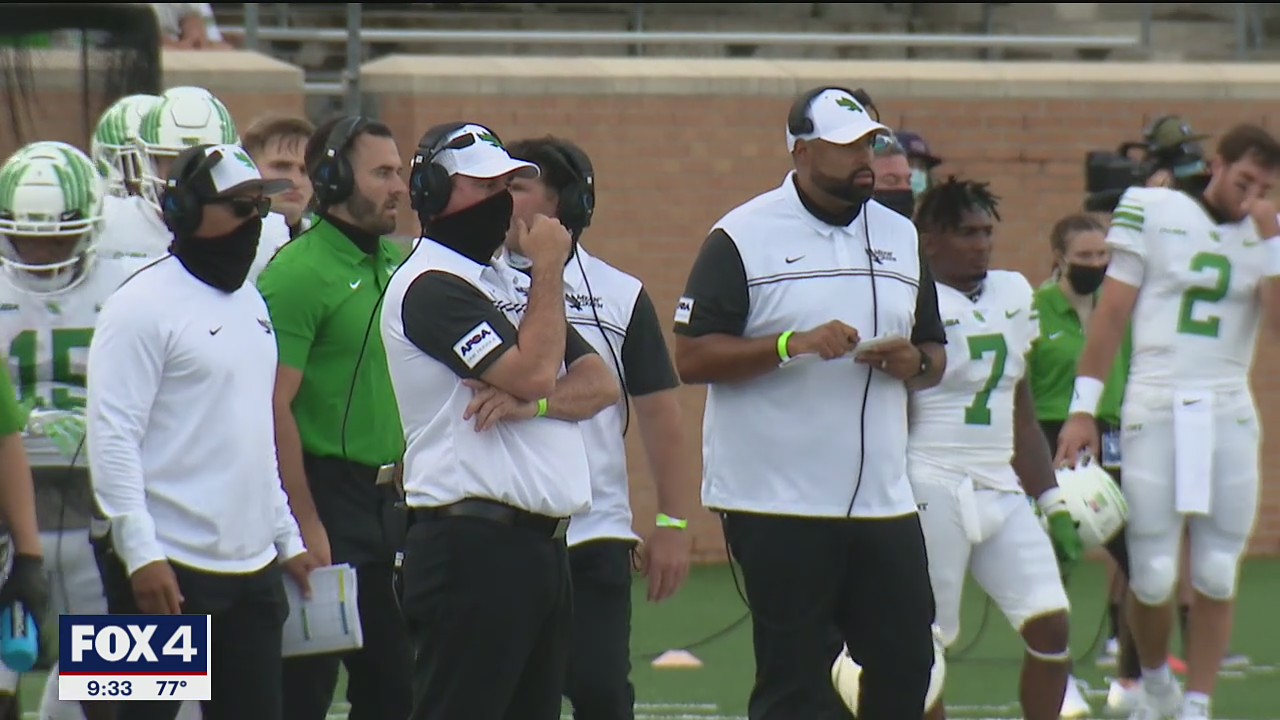 Fans allowed in the stands for UNT's season opener, as college football returns to North Texas