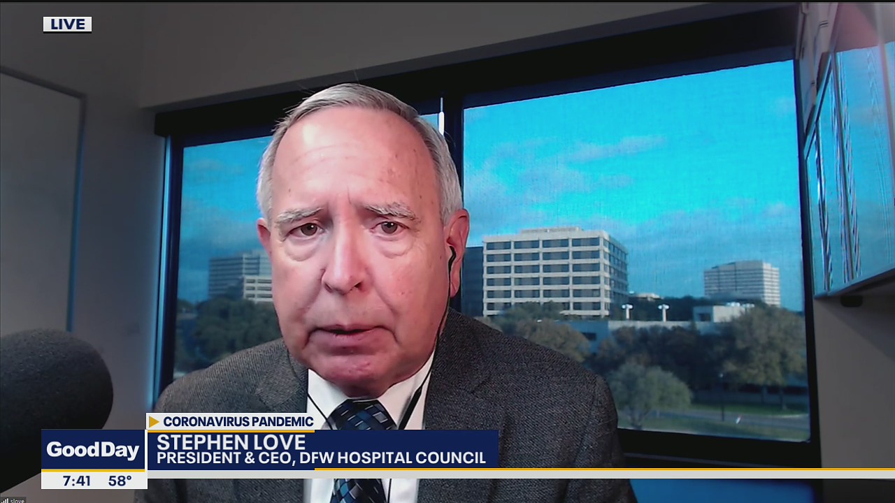 Head of DFW Hospital Council gives perspective on current COVID-19 numbers