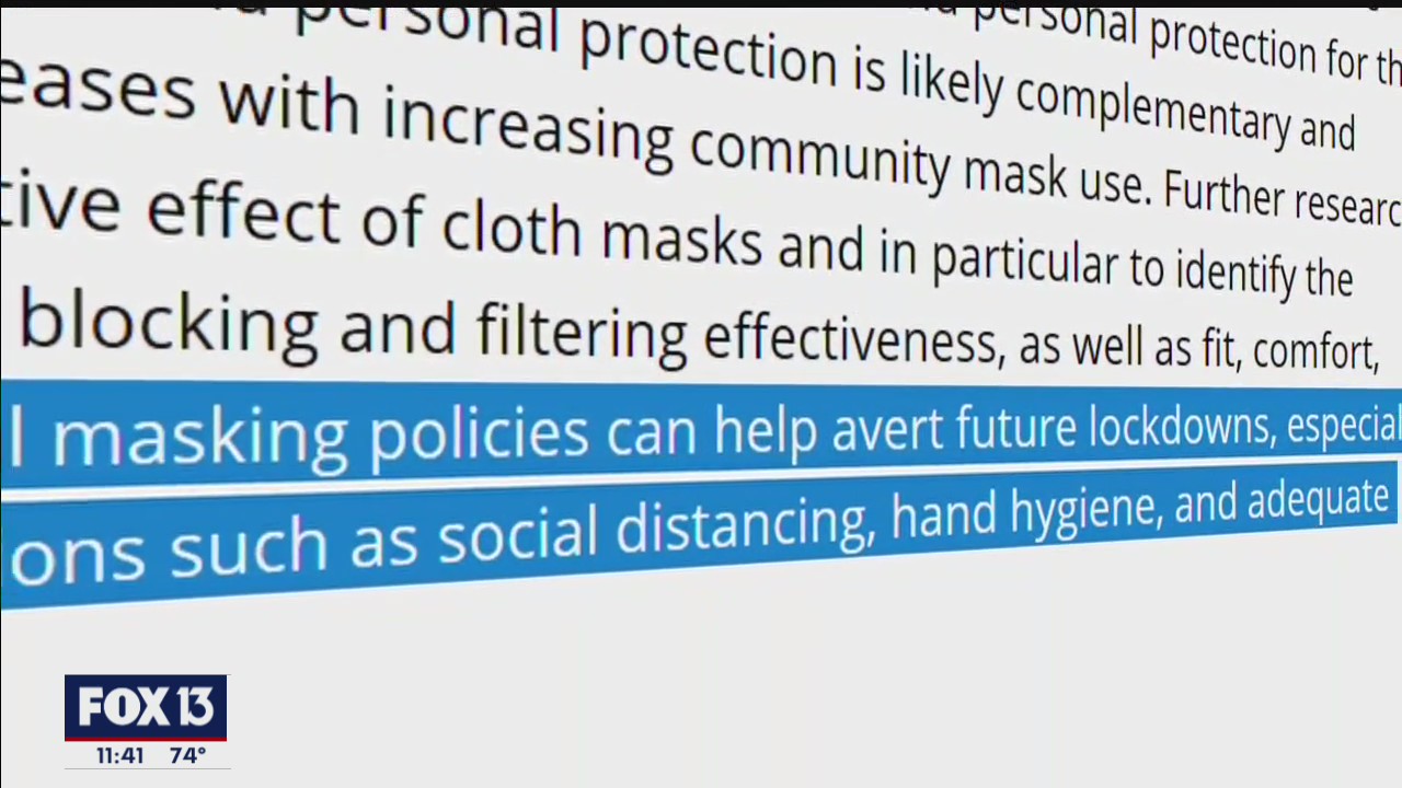 Universal masking can save lives, CDC says