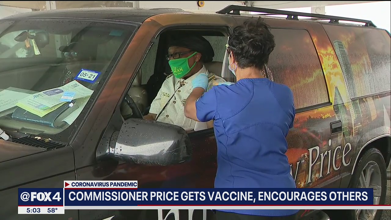 John Wiley Price gets COVID-19 vaccine, hopes to encourage others