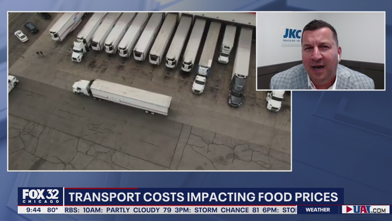 Increasing grocery store food prices due to transport costs