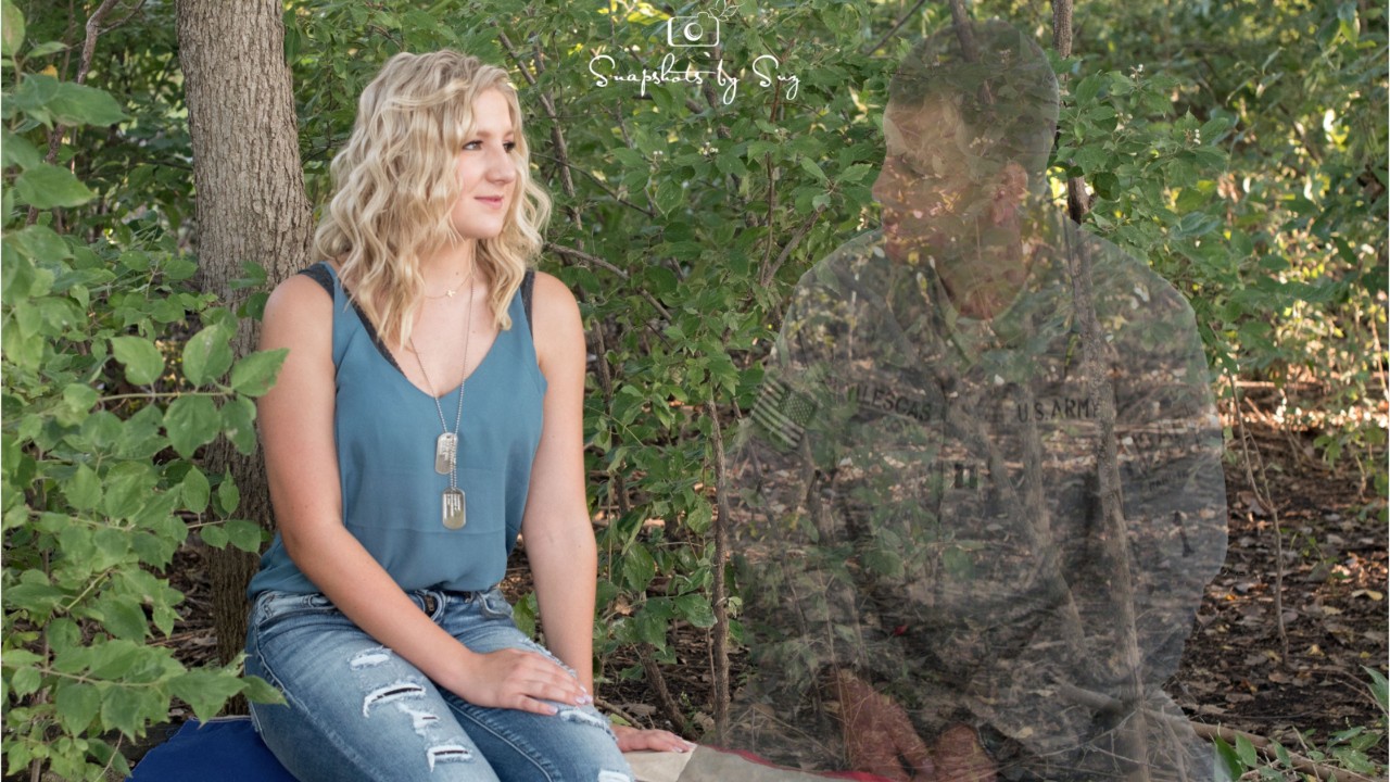 High school student honors father killed in Afghanistan with ‘angel’ senior photos