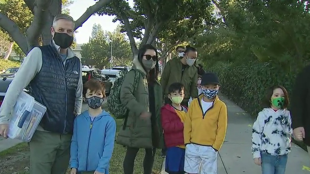 South Pasadena TK through 2nd grade return to school