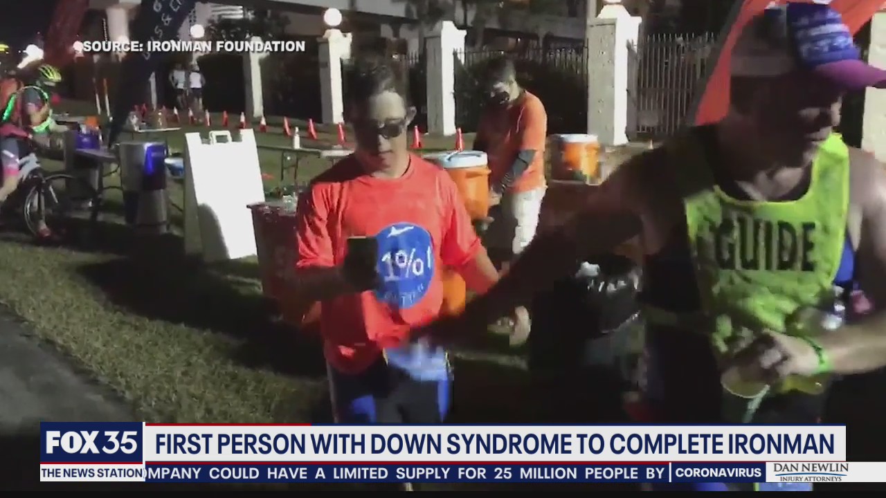 First person with Down syndrome to complete Ironman