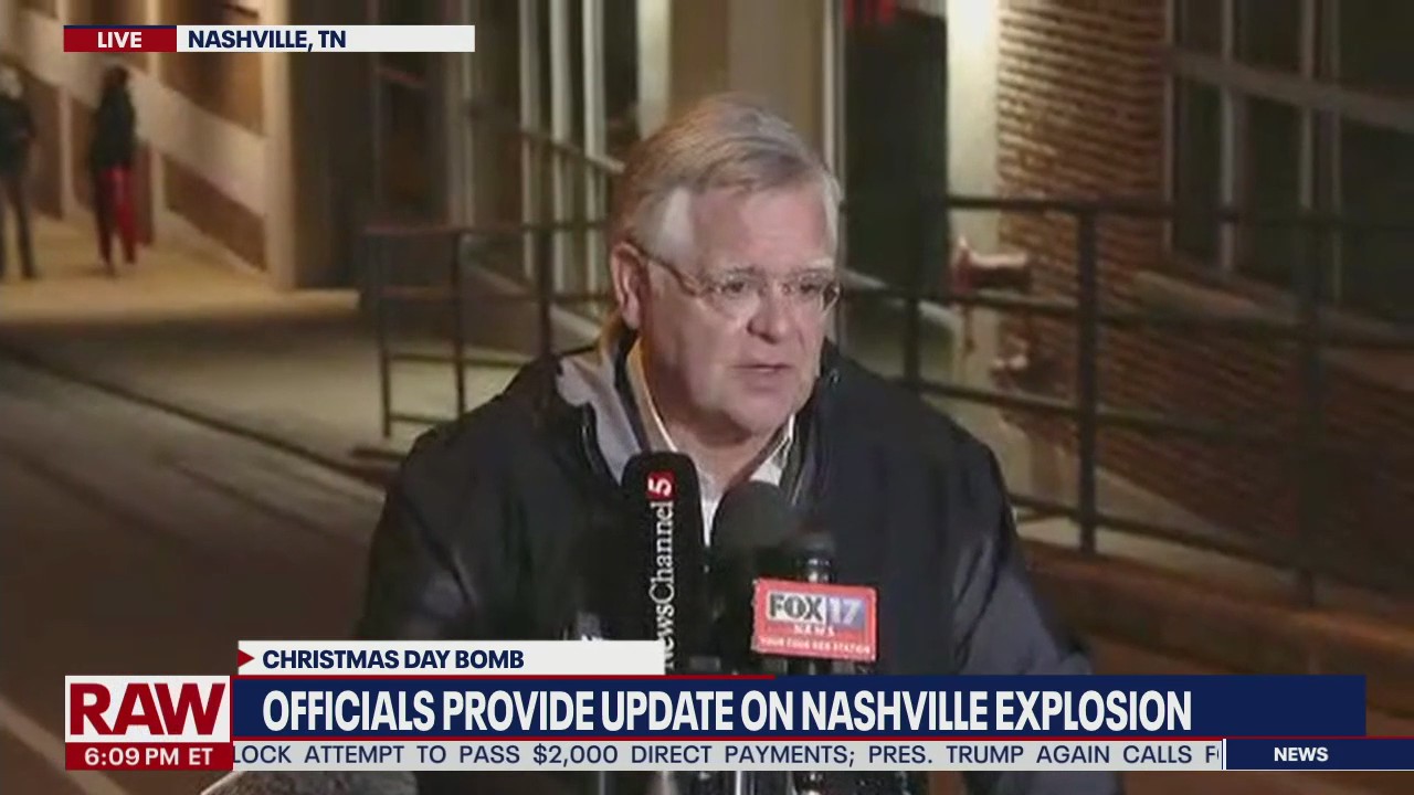 Nashville mayor speaks on downtown explosion