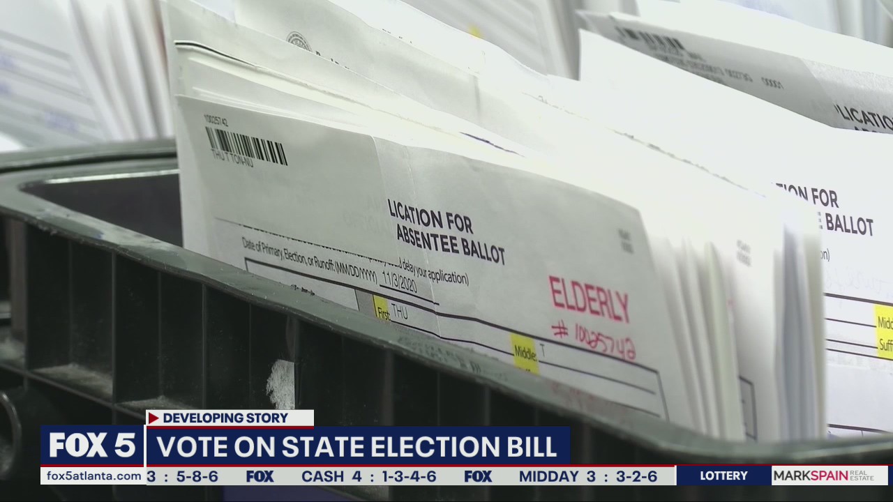Vote expected on Georgia election bill