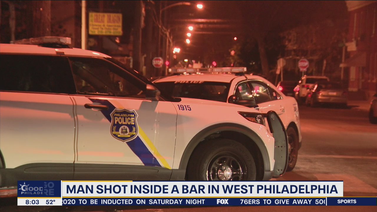 Man shot inside bar in West Philadelphia