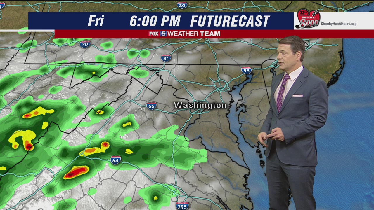 FOX 5 Weather forecast for Friday, August 21