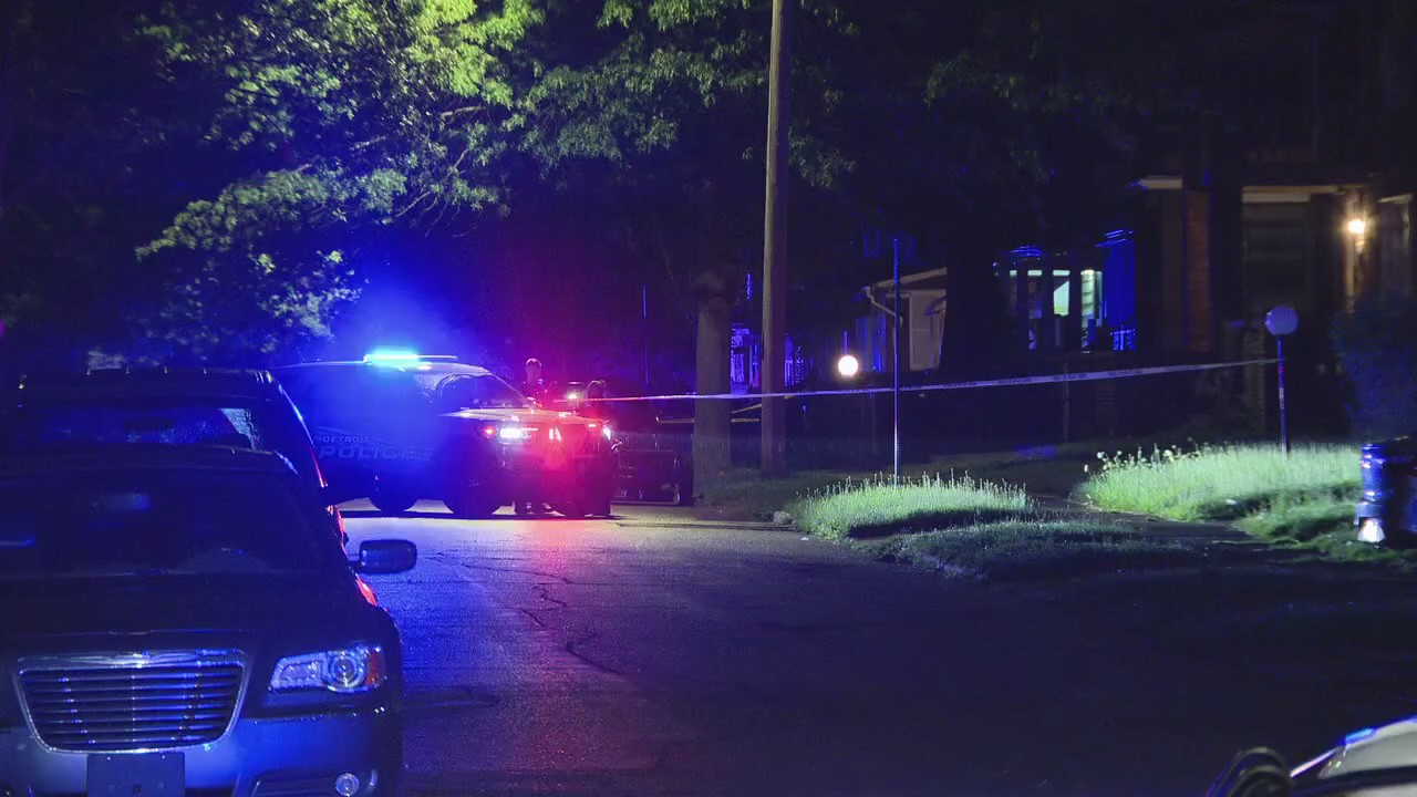 Gunshot victim found dead in Jeep that crashed into home on Detroit's west side