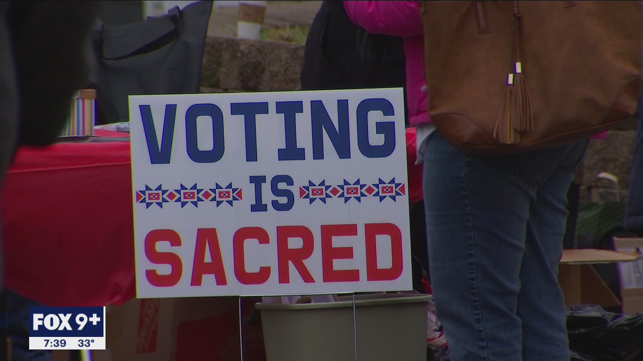 Native American community gathers to get out to vote in Minneapolis